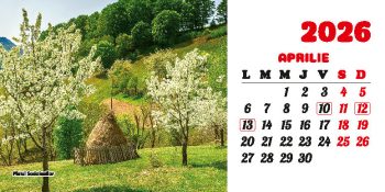 Calendar de birou 2026, Gorjul inedit, Darcom