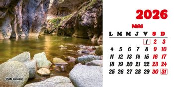 Calendar de birou 2026, Gorjul inedit, Darcom