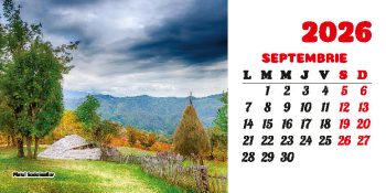 Calendar de birou 2026, Gorjul inedit, Darcom