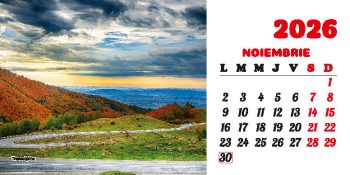 Calendar de birou 2026, Gorjul inedit, Darcom