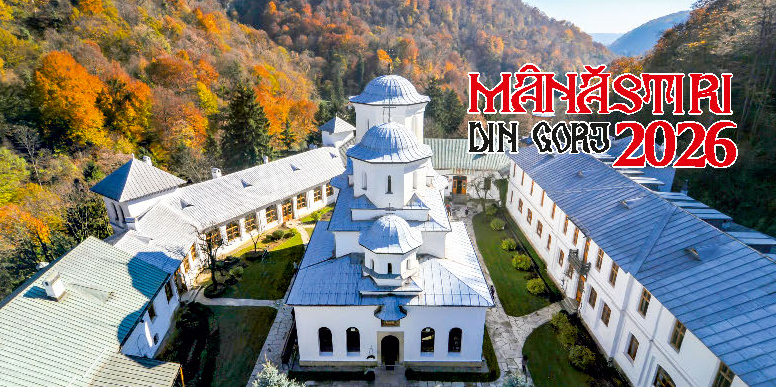 Calendar de birou 2026, Mănăstiri din Gorj, Darcom
