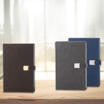 Agendă piele PU Metal, Unika