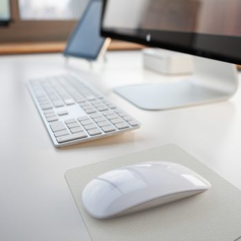 Mousepad Flexi, din piele PU, cu două fețe, protecție birou, Unika