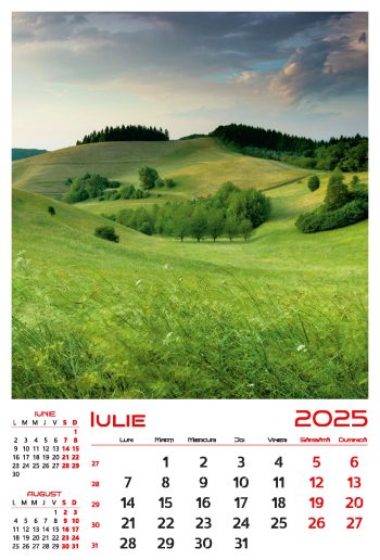 Calendar de perete 2025, Anotimpuri, Darcom