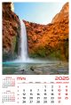 Calendar de perete 2025, Cascade, Darcom