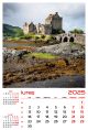 Calendar de perete 2025, Castele, Darcom