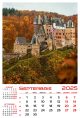 Calendar de perete 2025, Castele, Darcom