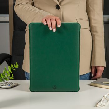 Husă laptop piele PU/lână, 13 inch, Unika