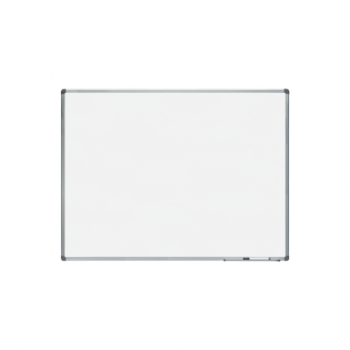 Whiteboard magnetic cu suprafața lăcuită, rama din aluminiu anodizat, dimensiune 120×90 cm, Rocada