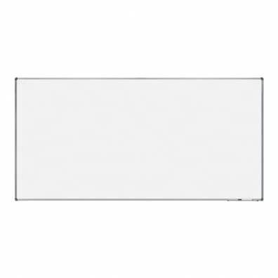 Whiteboard magnetic cu suprafața lăcuită, rama din aluminiu anodizat, dimensiune 240 X 120 cm, Rocada