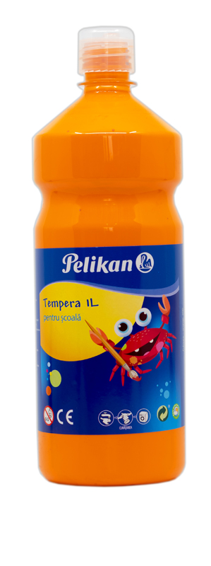 Tempera 1 l, orange, Pelikan