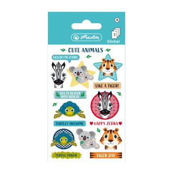 Autocolant Cute Animals set 3, Herlitz