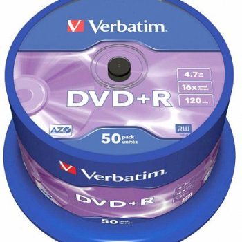 DVD+R 50/set, Verbatim, 4.7GB, 16X 43550