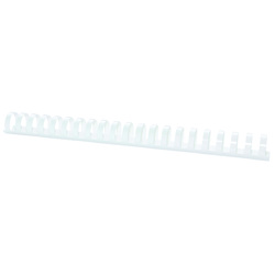Inele plastic 25 mm, maxim 240 coli, 50buc/cutie, Office Products, alb