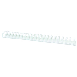 Inele plastic 45 mm, maxim 440 coli, 50buc/ cutie Office Products, alb