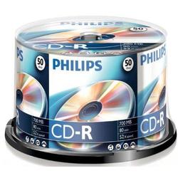 CD-R 700 MB-80 min ( 50 buc. Spindle, 52x) Philips