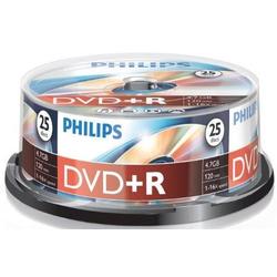 DVD+R 4.7 GB (25 buc. Spindle, 16x) Philips