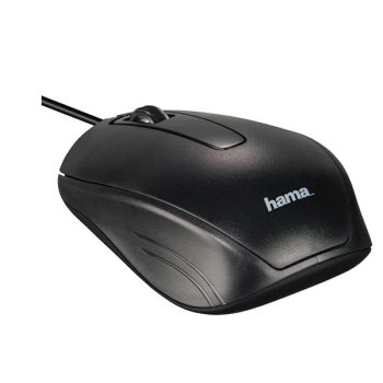 Kit tastatură și mouse cu fir Hama Cortino, USB, Layout RO, negru