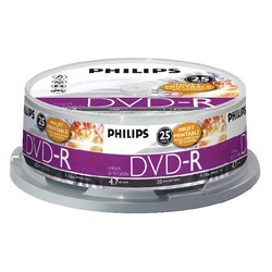 DVD-R 4.7 GB (25 buc. Spindle, 16x) Philips