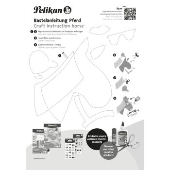 Carton color pentru activități creative, 23×33 cm, 10 file culori asortate, Pelikan