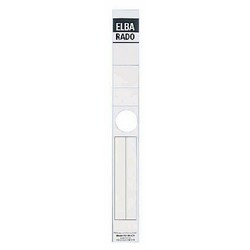 Etichete albe autoadezive pentru biblioraft suspendabil 34 x 290 mm, 10 buc./set, Elba