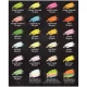 Hârtie color pentru copiator A4, 75 g/mp, 500 coli/top, 5 culori neon asortate, Double A