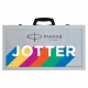 Set pixuri Parker Jotter Original, geantă 57 pixuri Jotter diferite culori