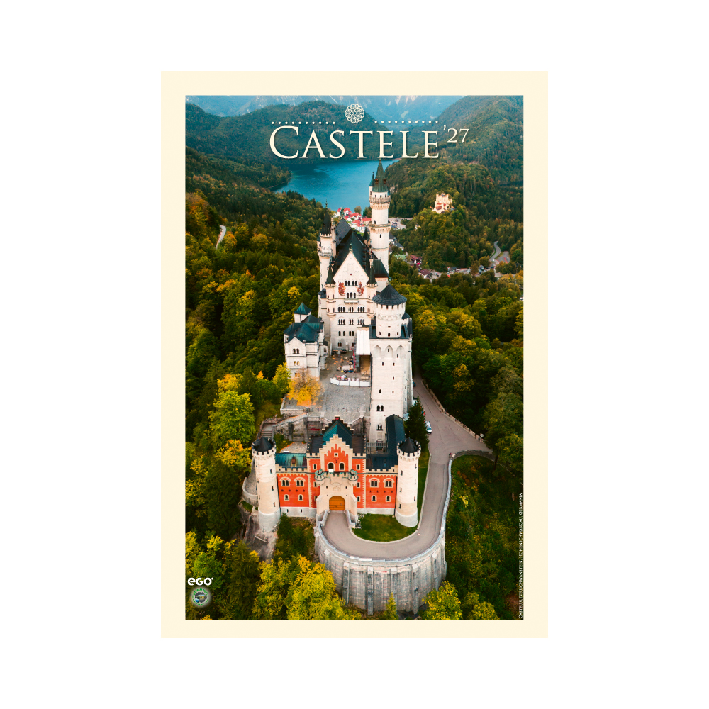 Calendar de perete “Castele”, colecția EGO, Arta Grafica