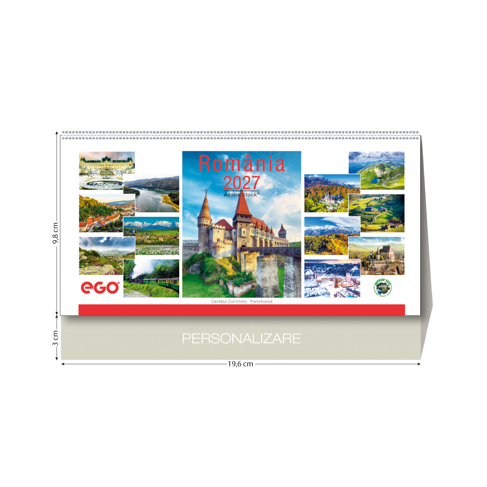 Calendar de birou “România”, colecția EGO, Arta Grafica