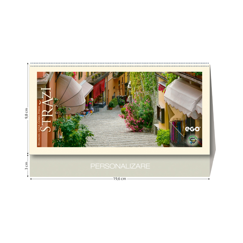 Calendar de birou “Străzi”, colecția EGO, Arta Grafica