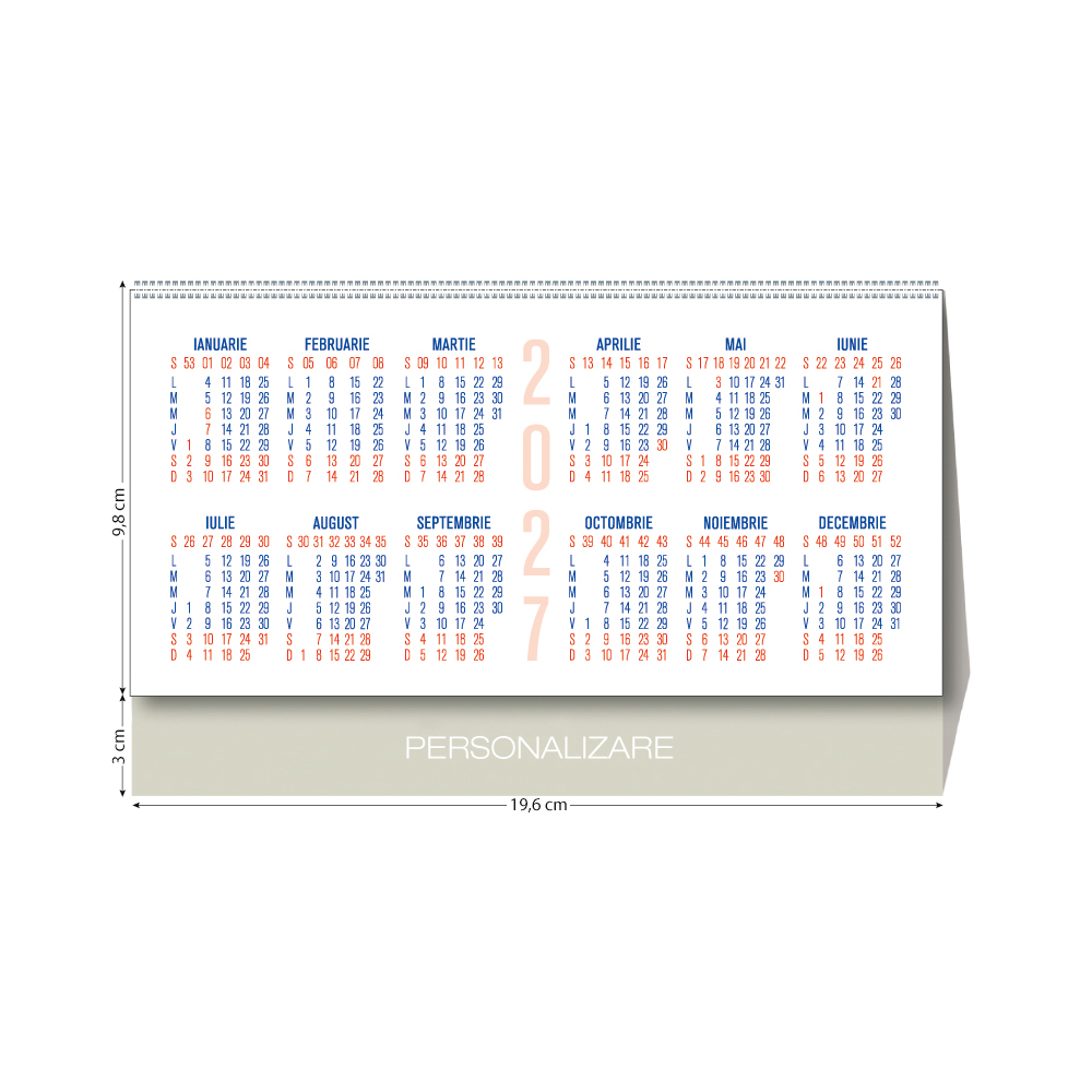 Calendar de birou “Triptic”, colecția EGO, Arta Grafica