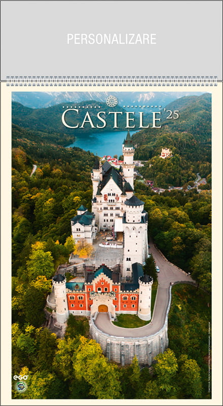 Calendar de perete “Castele”, colecția EGO, Arta Grafica