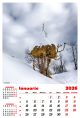 Calendar de perete 2026, Gorjul inedit, Darcom