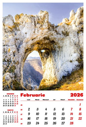 Calendar de perete 2026, Gorjul inedit, Darcom