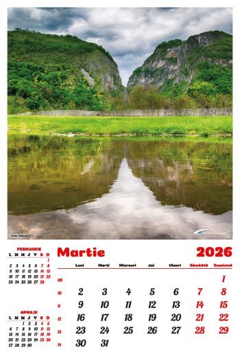 Calendar de perete 2026, Gorjul inedit, Darcom