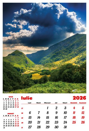 Calendar de perete 2026, Gorjul inedit, Darcom