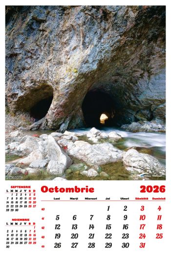 Calendar de perete 2026, Gorjul inedit, Darcom