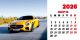 Calendar de birou 2026, Mașini, Darcom