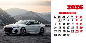 Calendar de birou 2026, Mașini, Darcom