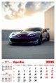 Calendar de perete 2026, Mașini, Darcom