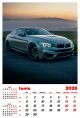 Calendar de perete 2026, Mașini, Darcom