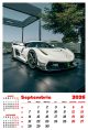Calendar de perete 2026, Mașini, Darcom