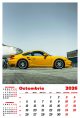 Calendar de perete 2026, Mașini, Darcom