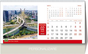 Calendar de birou “Orașe pe firul apei”, colecția EGO, Arta Grafica