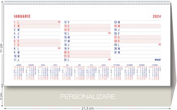 Calendar de birou “Triptic”, colecția EGO, Arta Grafica