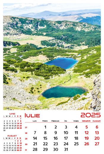 Calendar de perete 2025, Gorjul inedit, Darcom