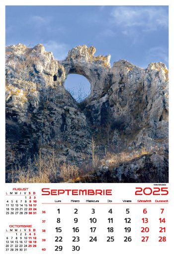 Calendar de perete 2025, Gorjul inedit, Darcom