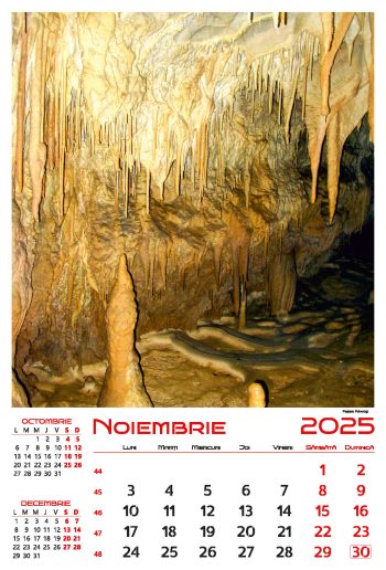 Calendar de perete 2025, Gorjul inedit, Darcom