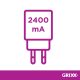 Încărcător priză 220V, Grixx Optimum, 2 x USB, Grixx
