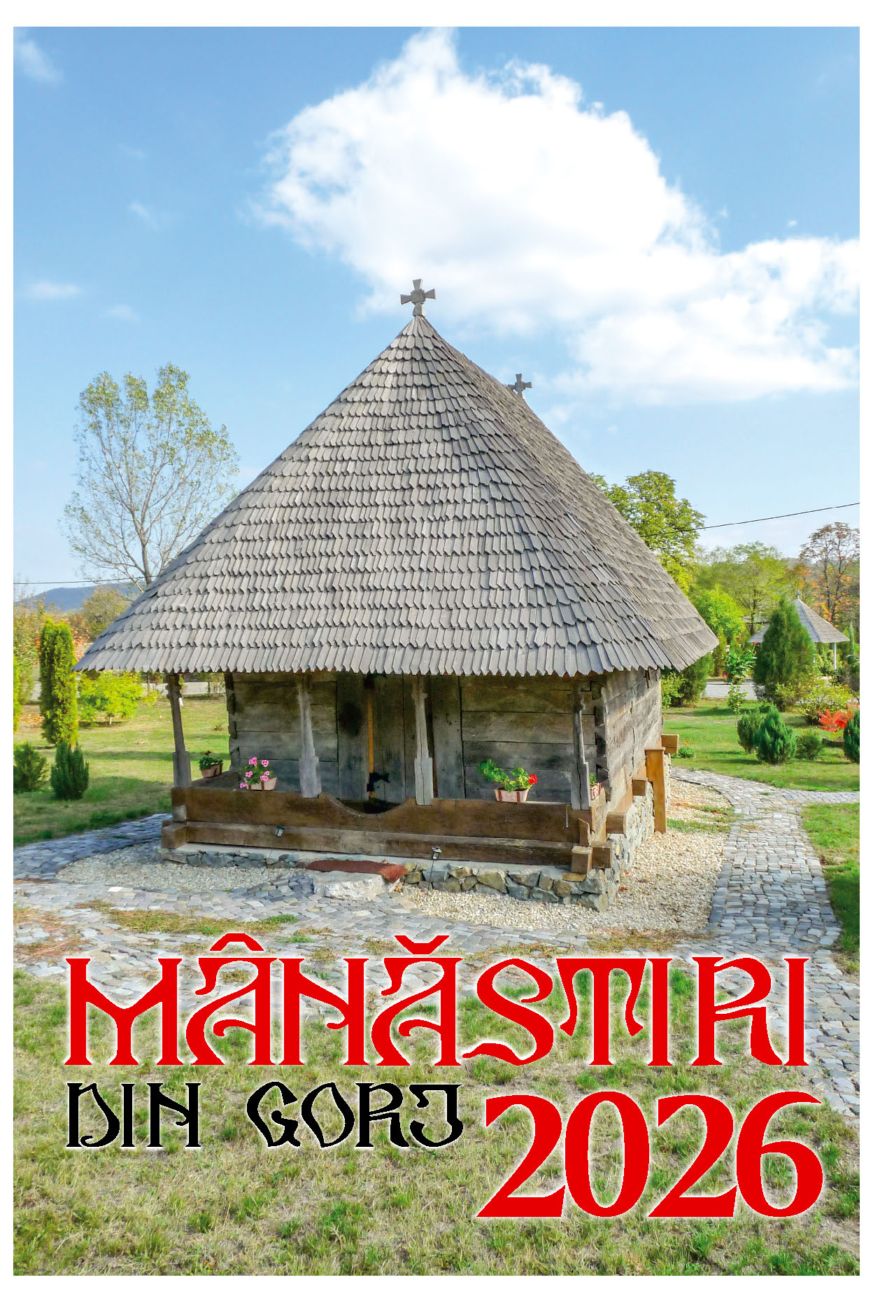 Calendar de perete 2026, Mănăstiri din Gorj, Darcom